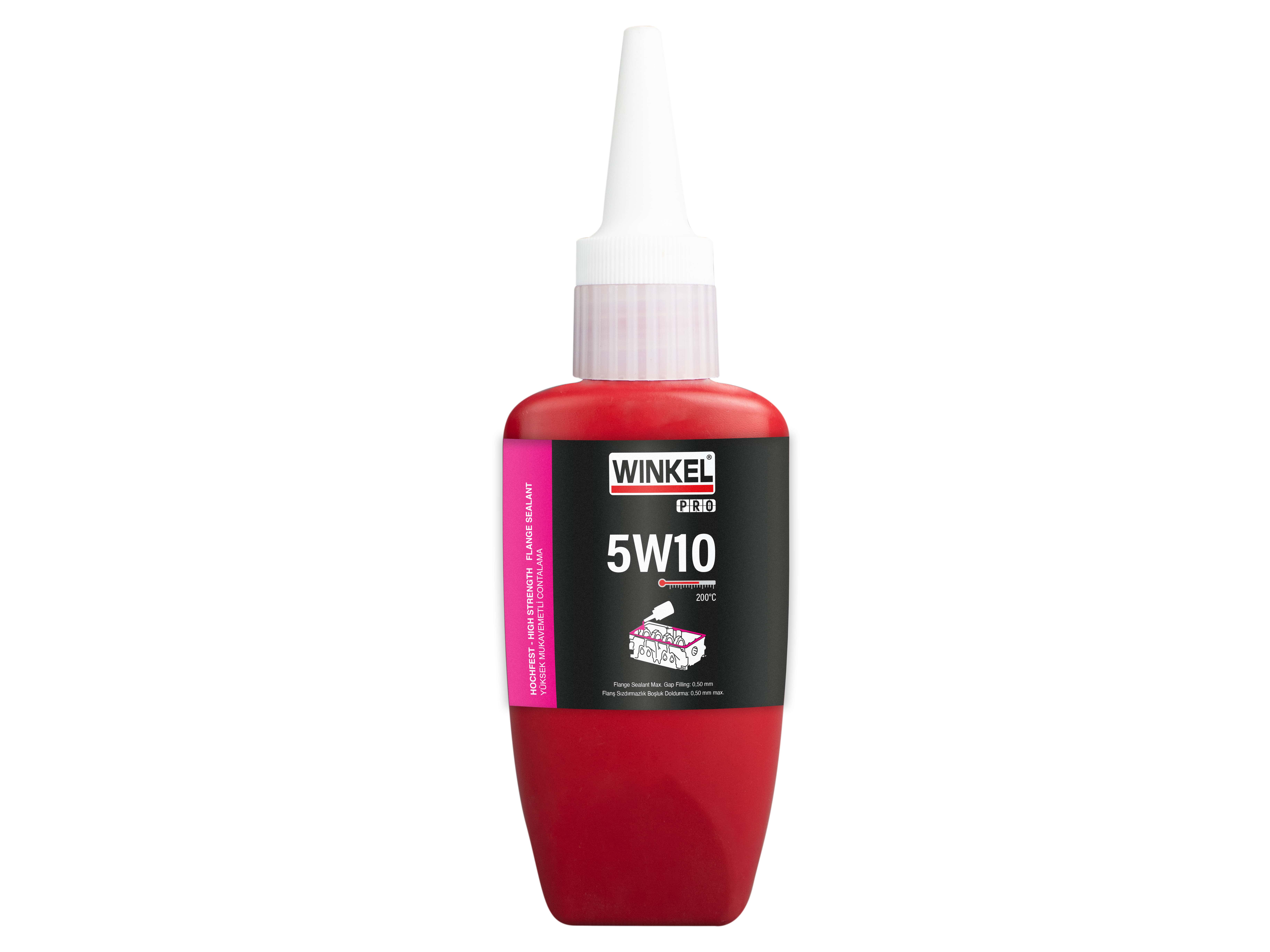 WINKEL PRO 5W10 Orta-Yüksek Mukavemetli Contalama - 50 ML (PEMBE)