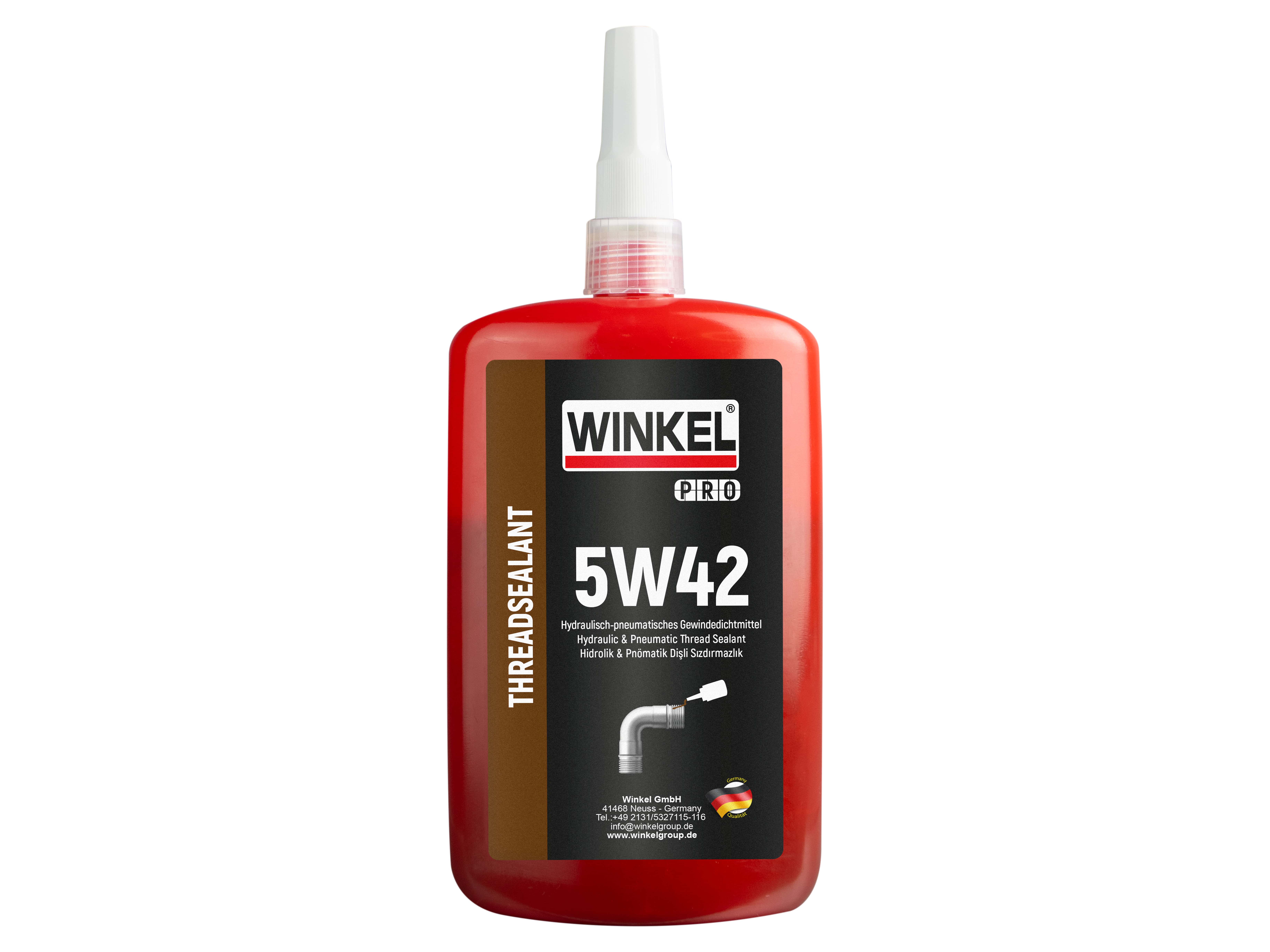 WINKEL PRO 5W42 Orta Mukavemetli Dişli Sızdırmazlık - 250 ML (KAHVERENGİ)