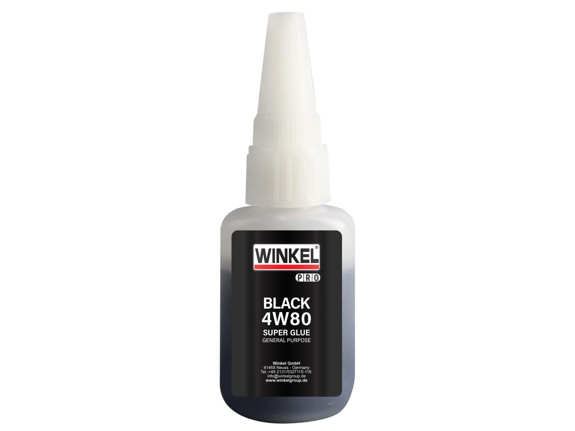 WINKEL PRO Siyah 4W80 Süper Yapıştırıcı - 20 GR