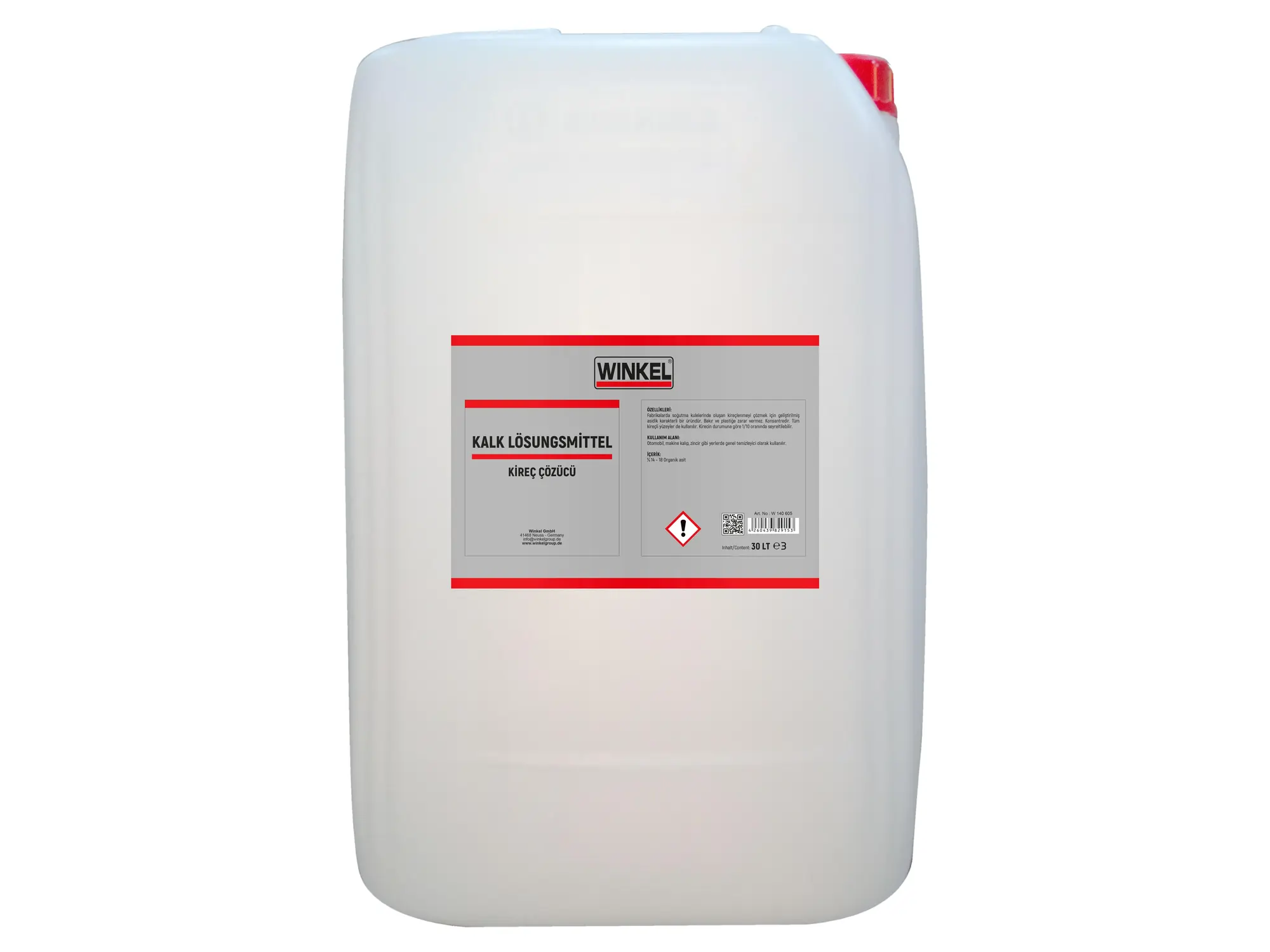 Kireç Çözücü - 30 L