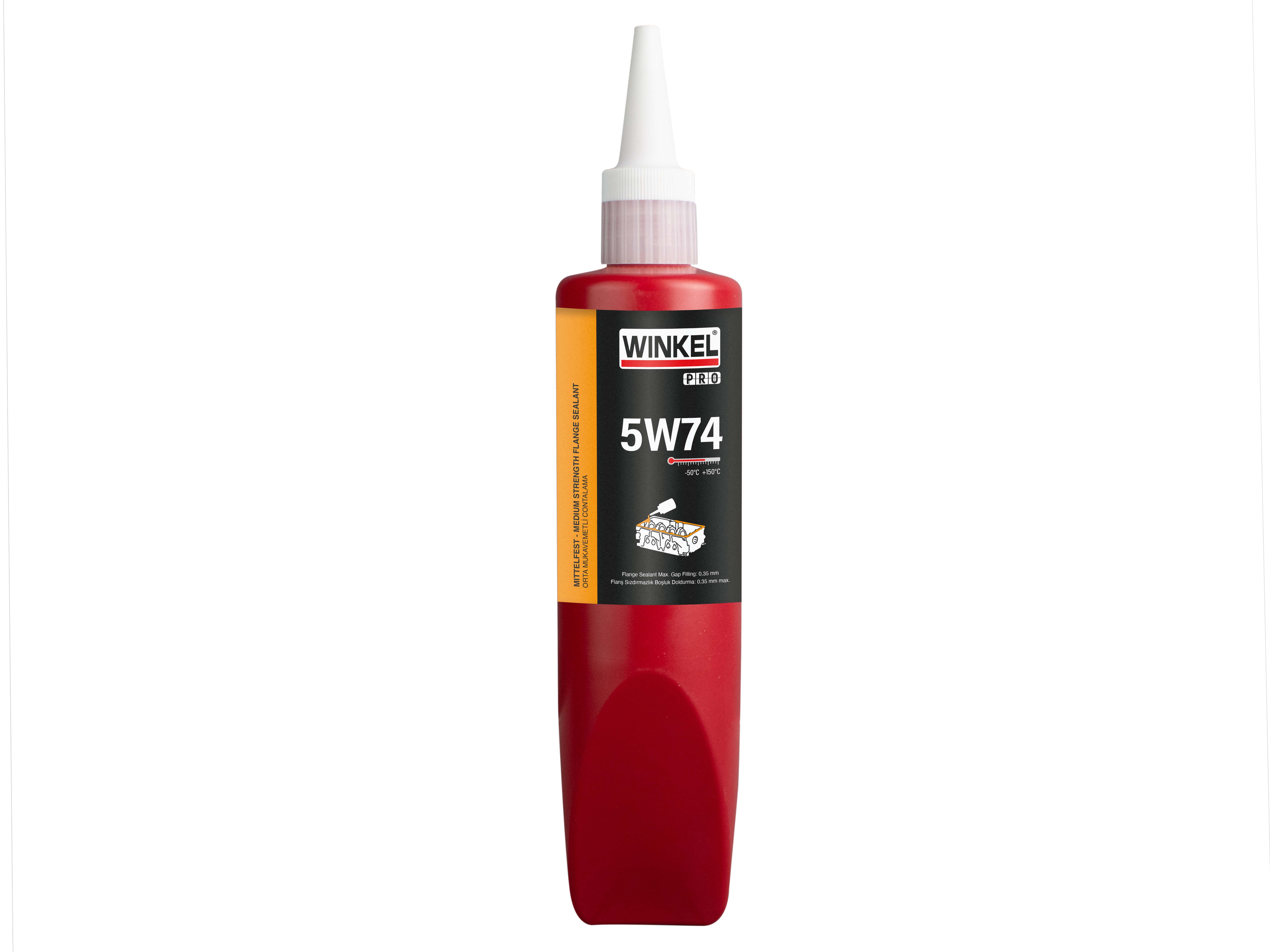 WINKEL PRO 5W74 Orta Mukavemetli Contalama - 250 ML (TURUNCU)