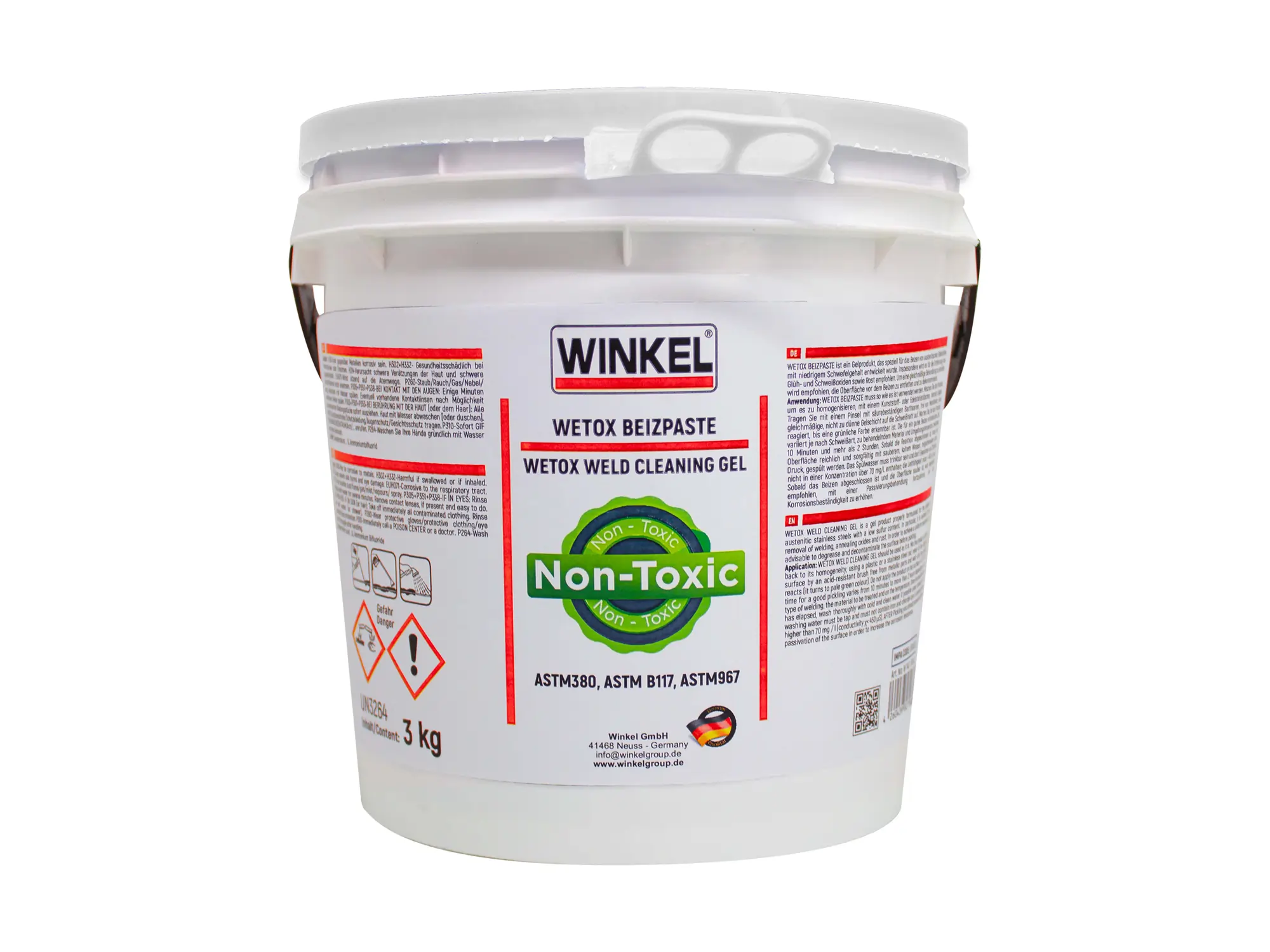 WETOX Kaynak Temizleme Jeli (Non-Toxic) - 3 KG