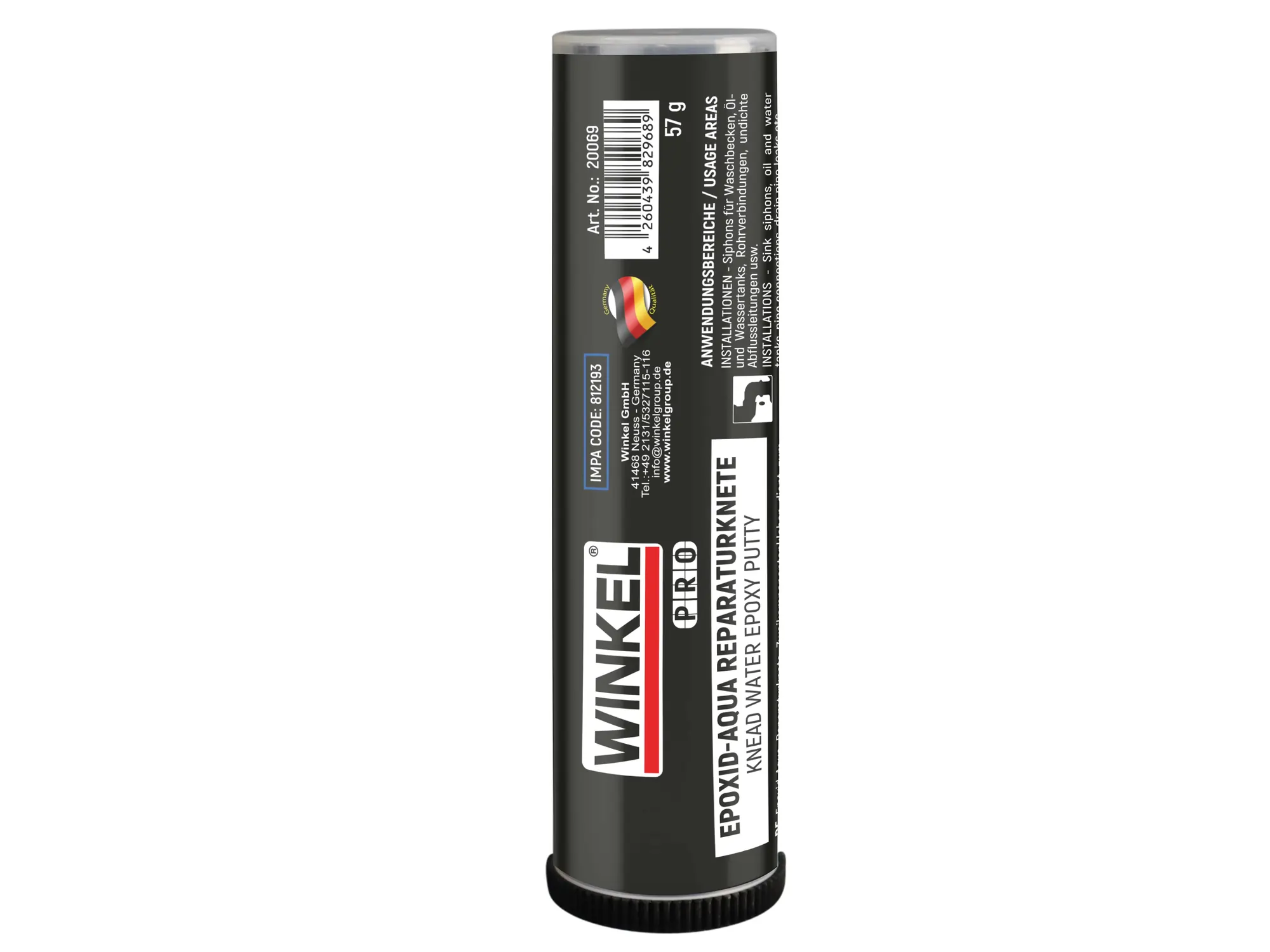 WINKEL PRO Knead Water Metal Epoksi Tamir Macunu - 57GR