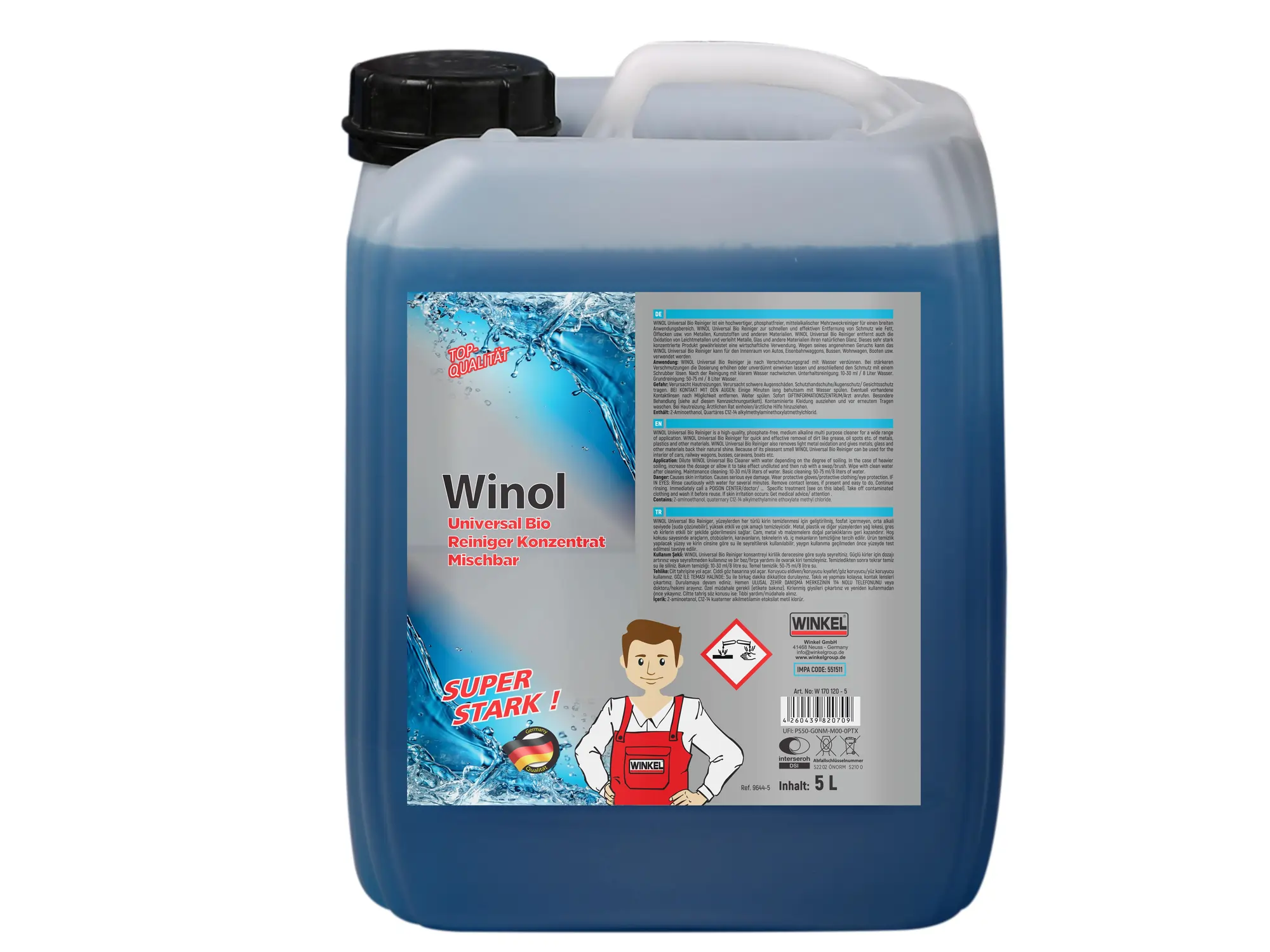 WINOL Universal Bio Reiniger - 5 Litre