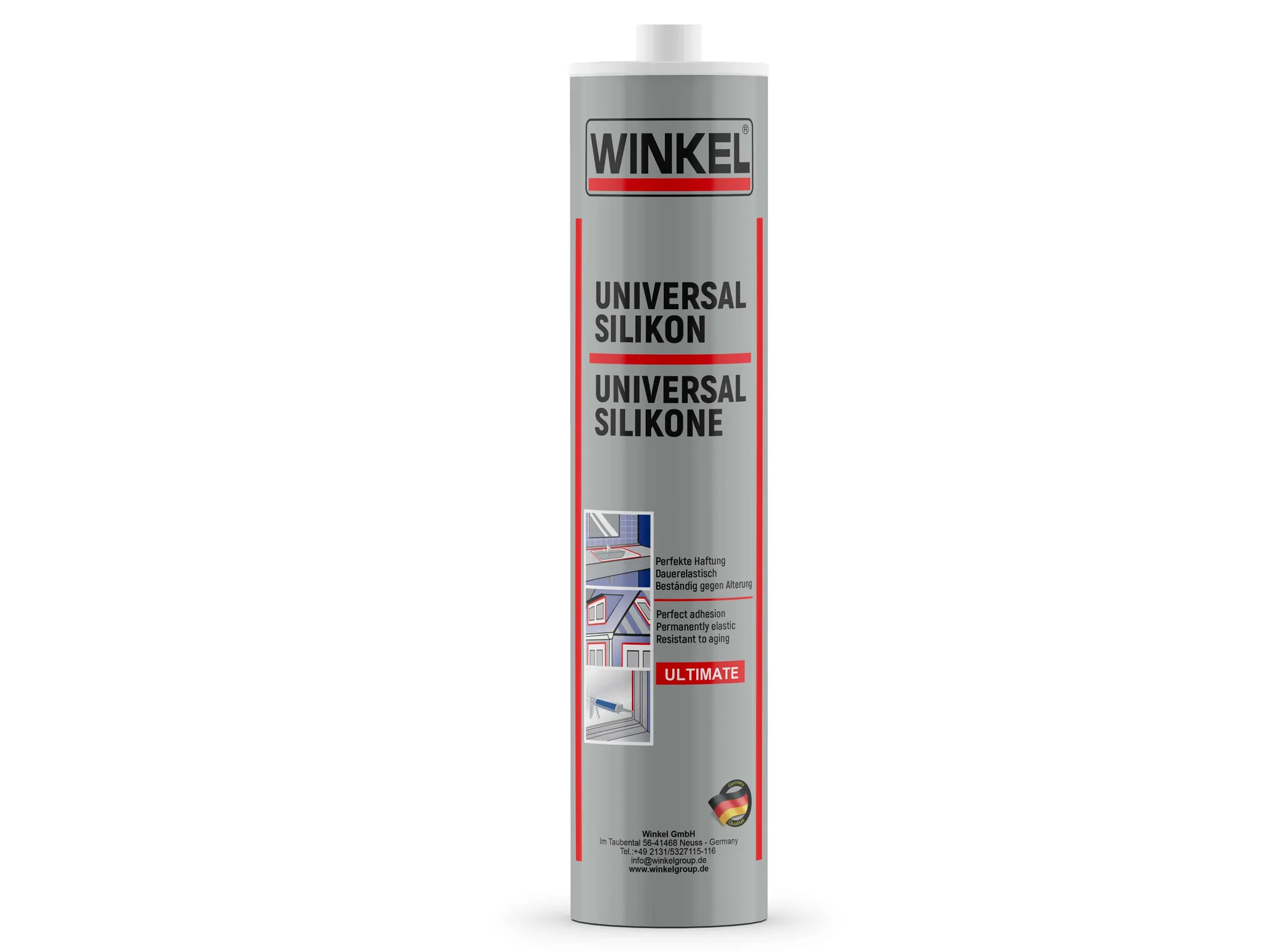 Universal Silikon - 310 ML (SİYAH)