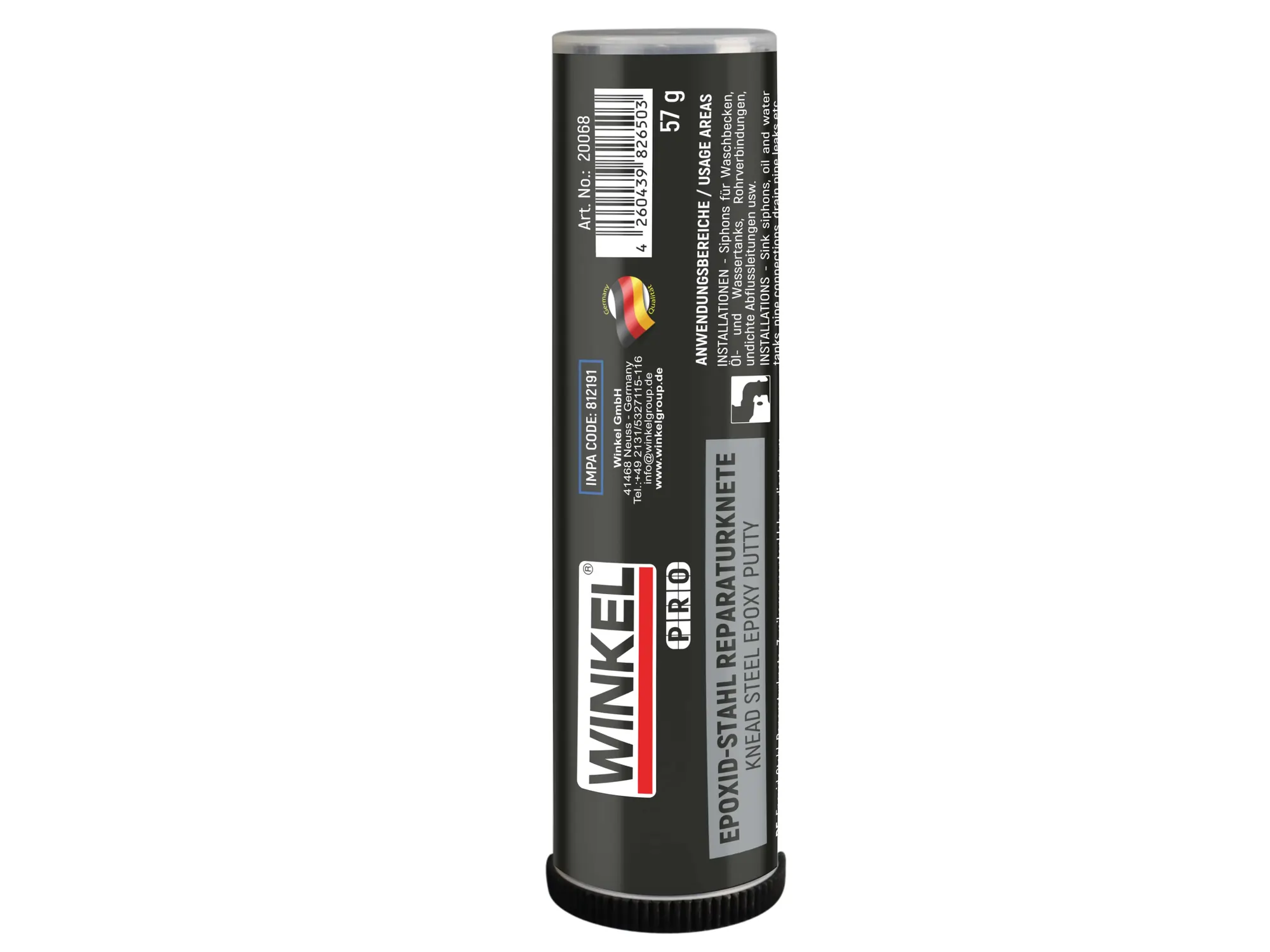 WINKEL PRO Knead Steel Metal Epoksi Tamir Macunu - 57 GR